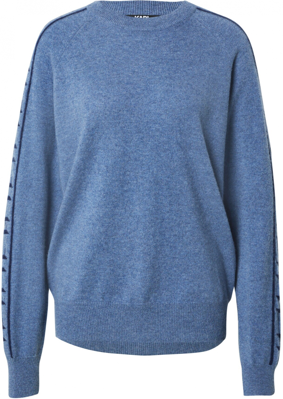 Karl Lagerfeld Sveter  námornícka modrá / zafírová