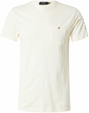 INDICODE JEANS Tričko 'Hjalte'  svetložltá / čierna