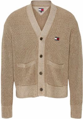 Tommy Jeans Kardigán  tmavobéžová