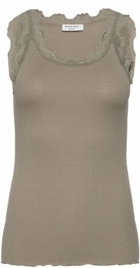 rosemunde Top 'Babette'  tmavobéžová