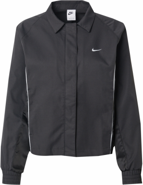 Nike Sportswear Prechodná bunda  čierna / biela