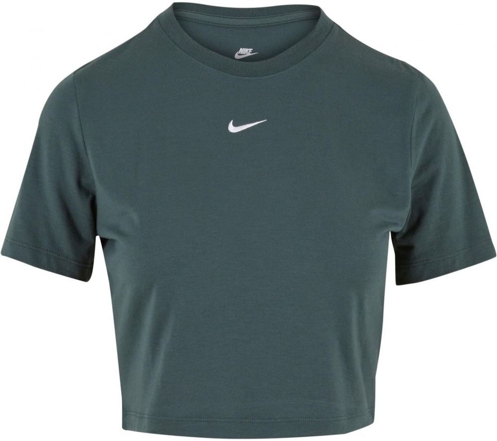 Nike Sportswear Tričko 'Essential'  jedľová / biela