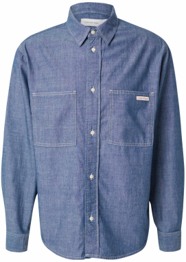 Calvin Klein Jeans Košeľa 'EASY CHAMBRAY'  modrá denim