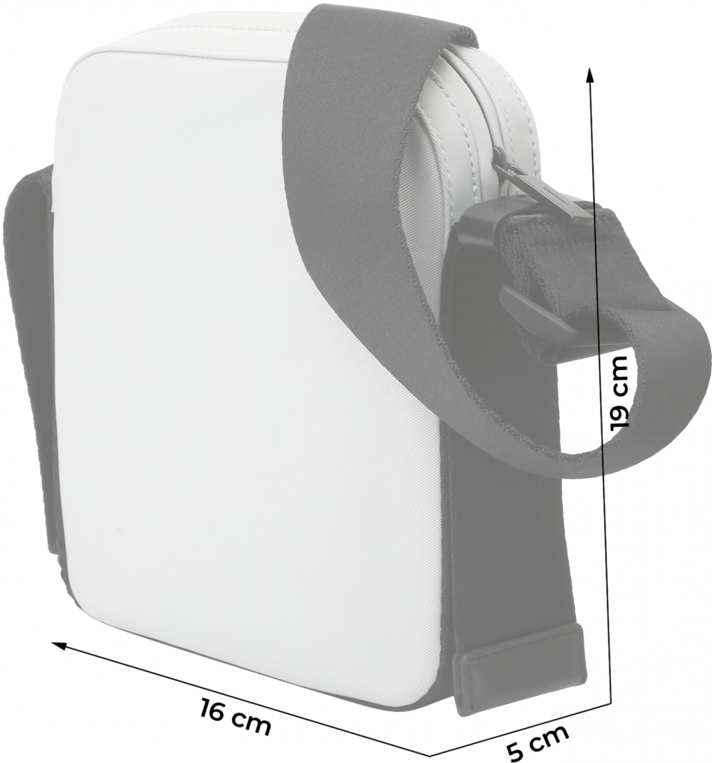 Calvin Klein Taška cez rameno 'EASE'  sivá