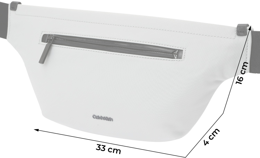 Calvin Klein Ľadvinka 'EASE'  svetlosivá / čierna