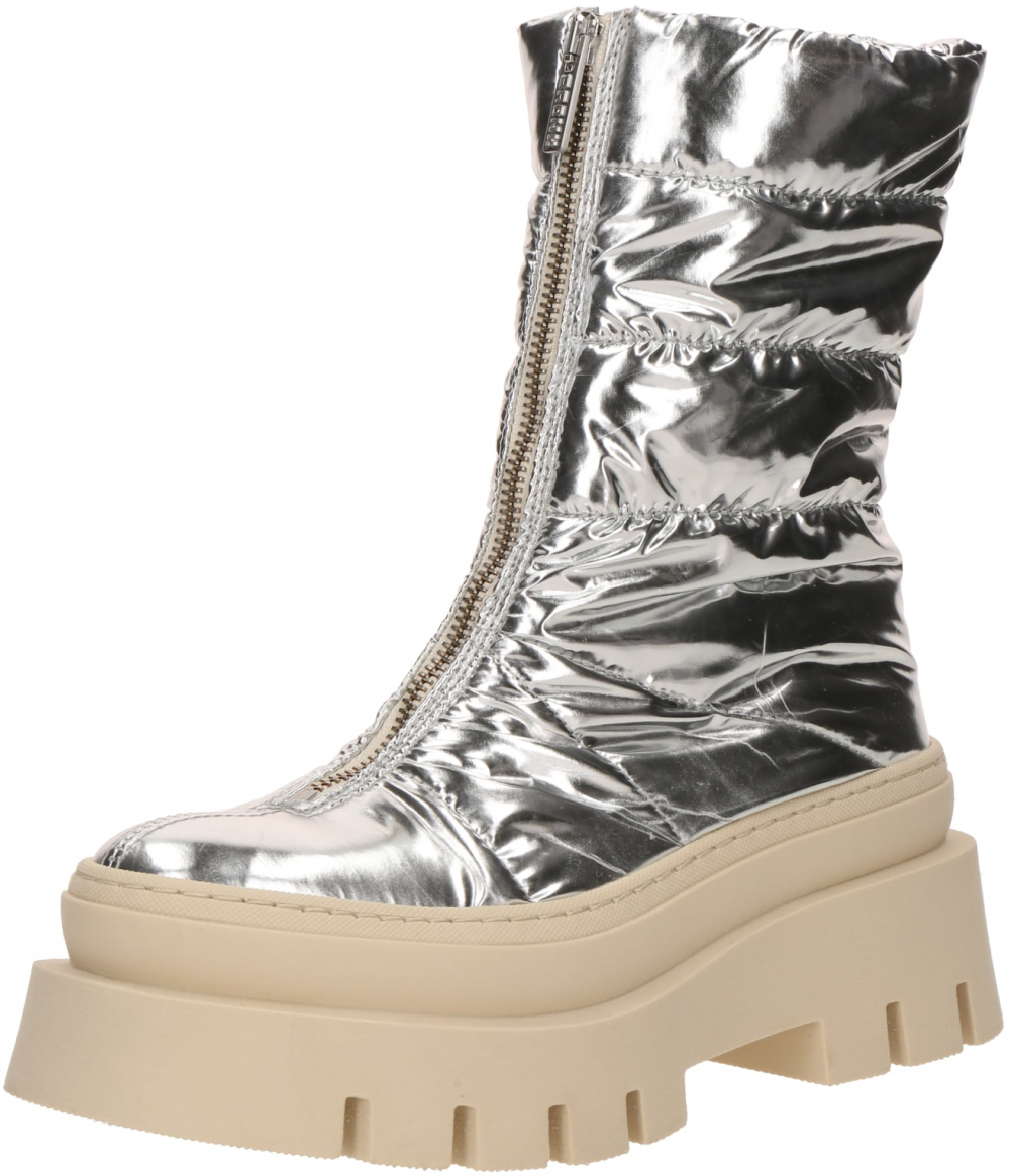 BRONX Členkové čižmy 'Evi-Ann'  strieborná