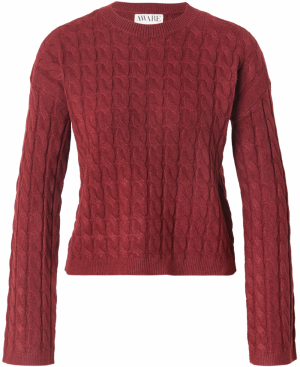 Aware Sveter 'AWLorella'  tmavočervená