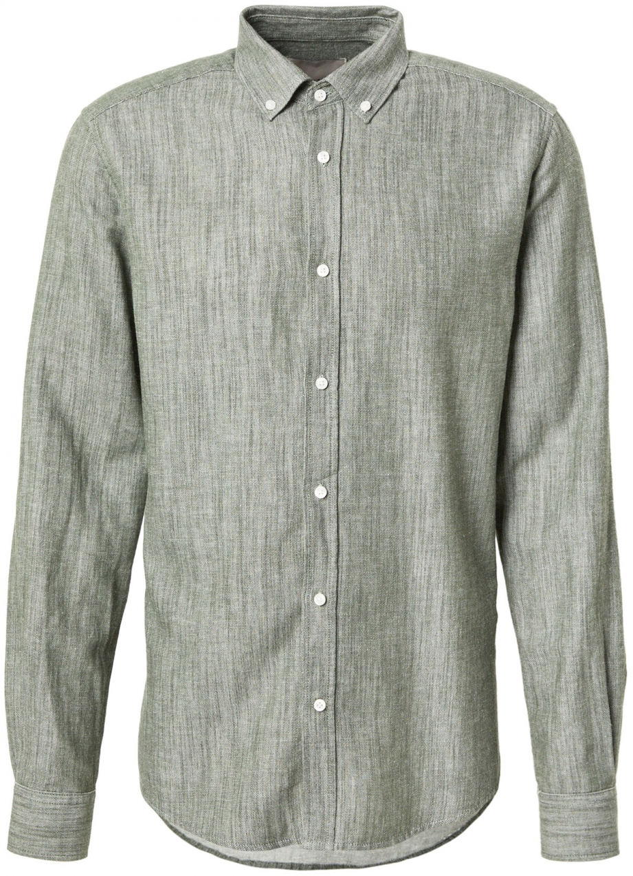 Only & Sons Košeľa 'ONSARLO'  zelená melírovaná