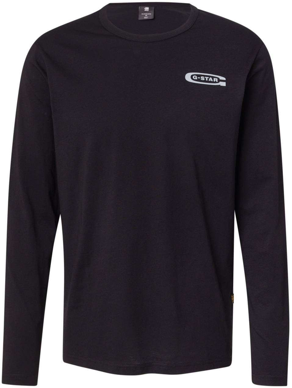 G-STAR Tričko 'Old Skool'  pastelovo modrá / čierna