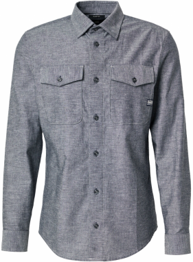 G-STAR Košeľa 'Marine'  modrosivá