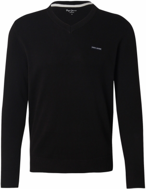 Pepe Jeans Sveter  modrá / čierna