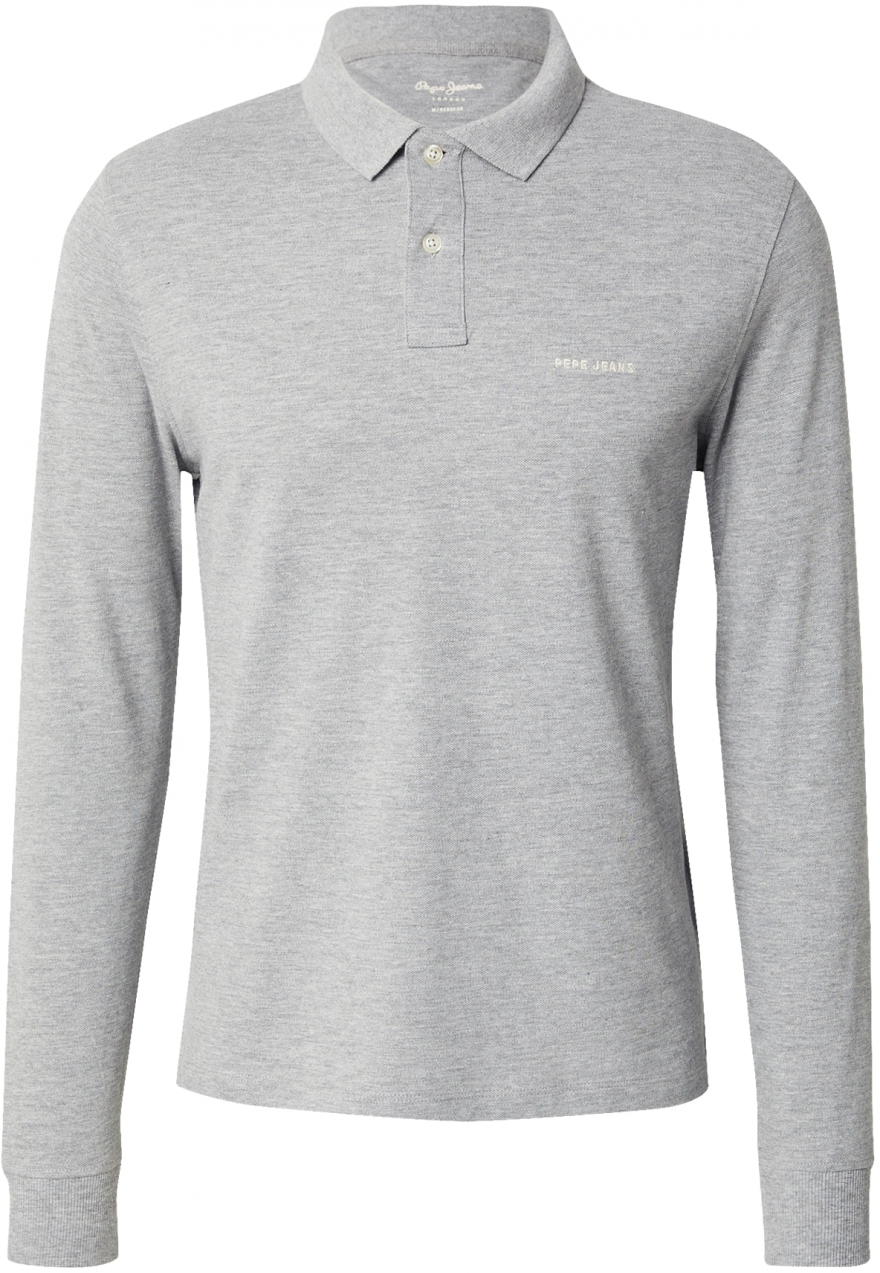 Pepe Jeans Tričko  svetlosivá / biela