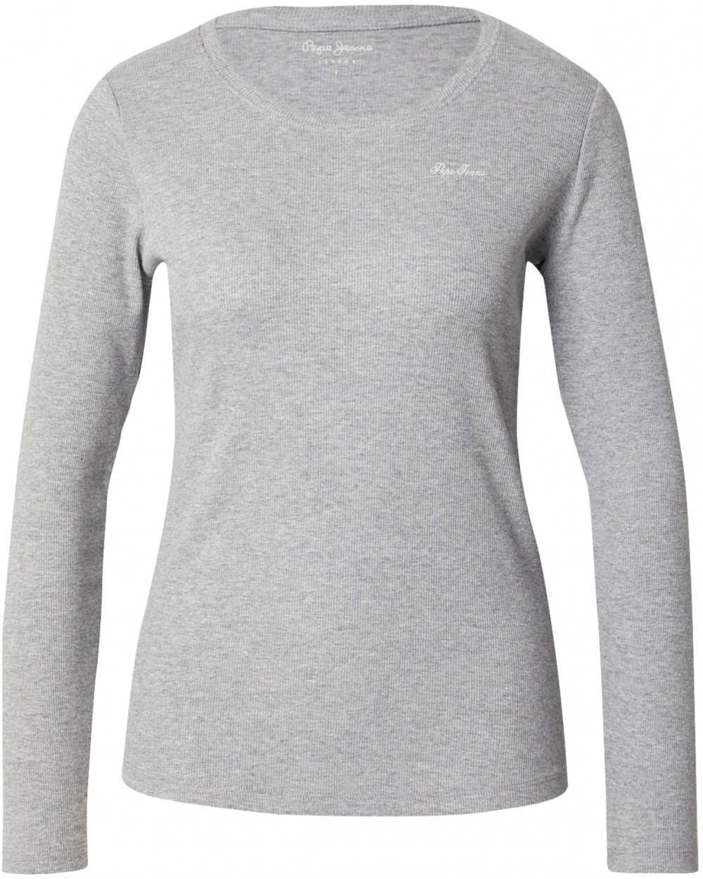 Pepe Jeans Tričko  sivá / biela