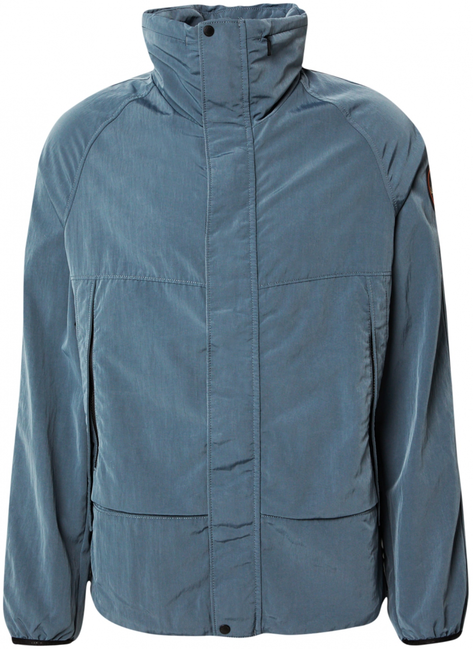 NAPAPIJRI Prechodná bunda 'A-BISENZIO'  dymovo šedá / oranžová / čierna