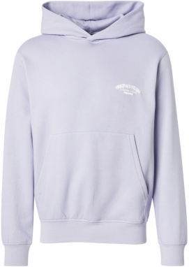 JACK & JONES Mikina 'JORROXBURY'  svetlofialová / biela