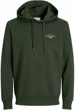 JACK & JONES Mikina 'JWHFERRIS'  tmavozelená