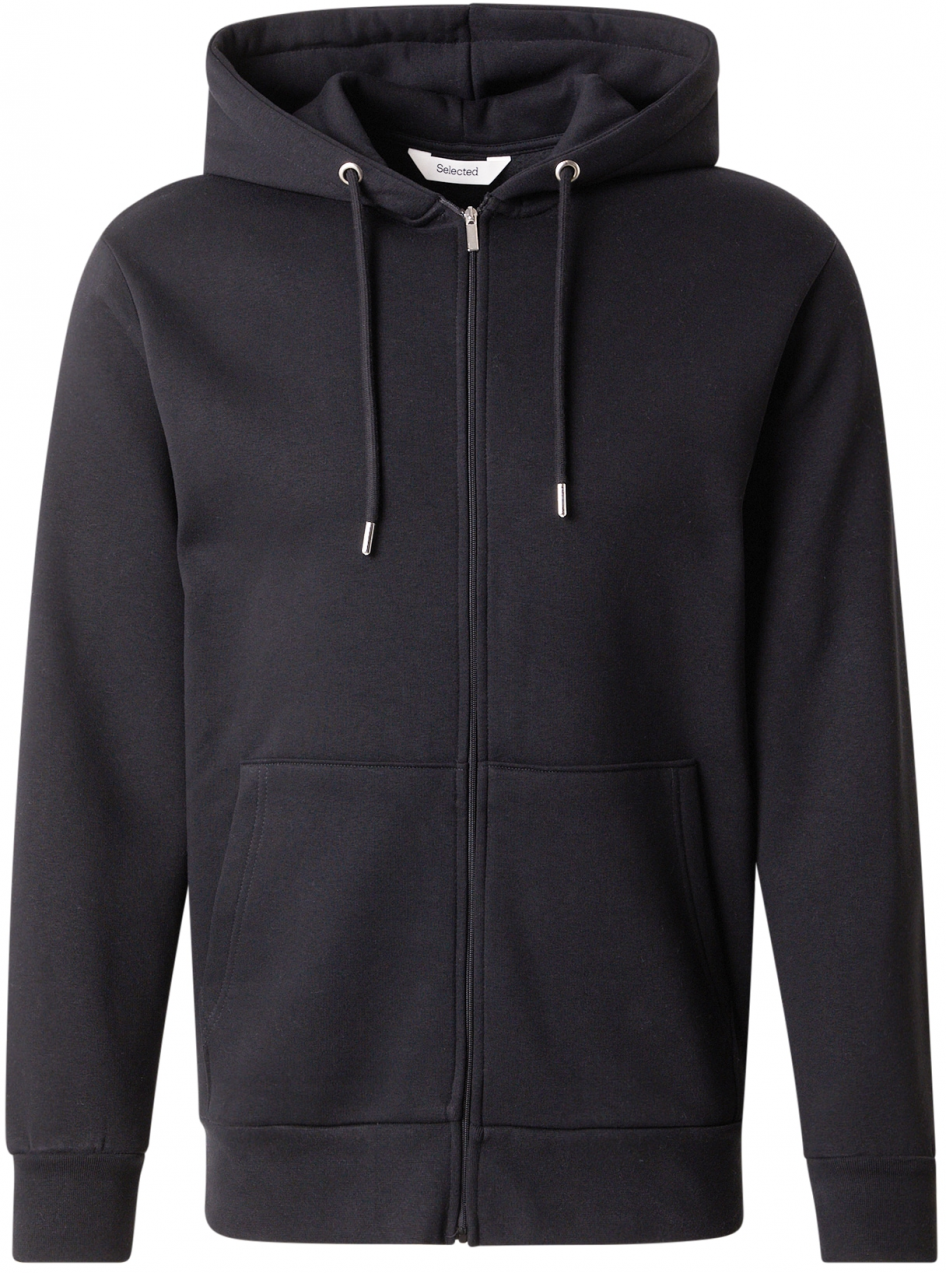 SELECTED Tepláková bunda 'SLHDAN'  čierna