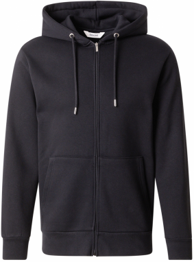 SELECTED Tepláková bunda 'SLHDAN'  čierna