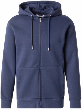 SELECTED Tepláková bunda 'SLHDAN'  zafírová