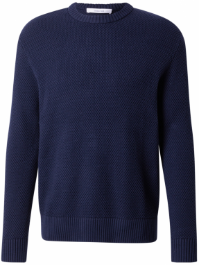 SELECTED Sveter 'SLHHENNY'  námornícka modrá