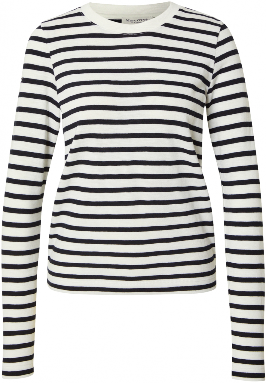 Marc O'Polo Tričko  čierna / biela