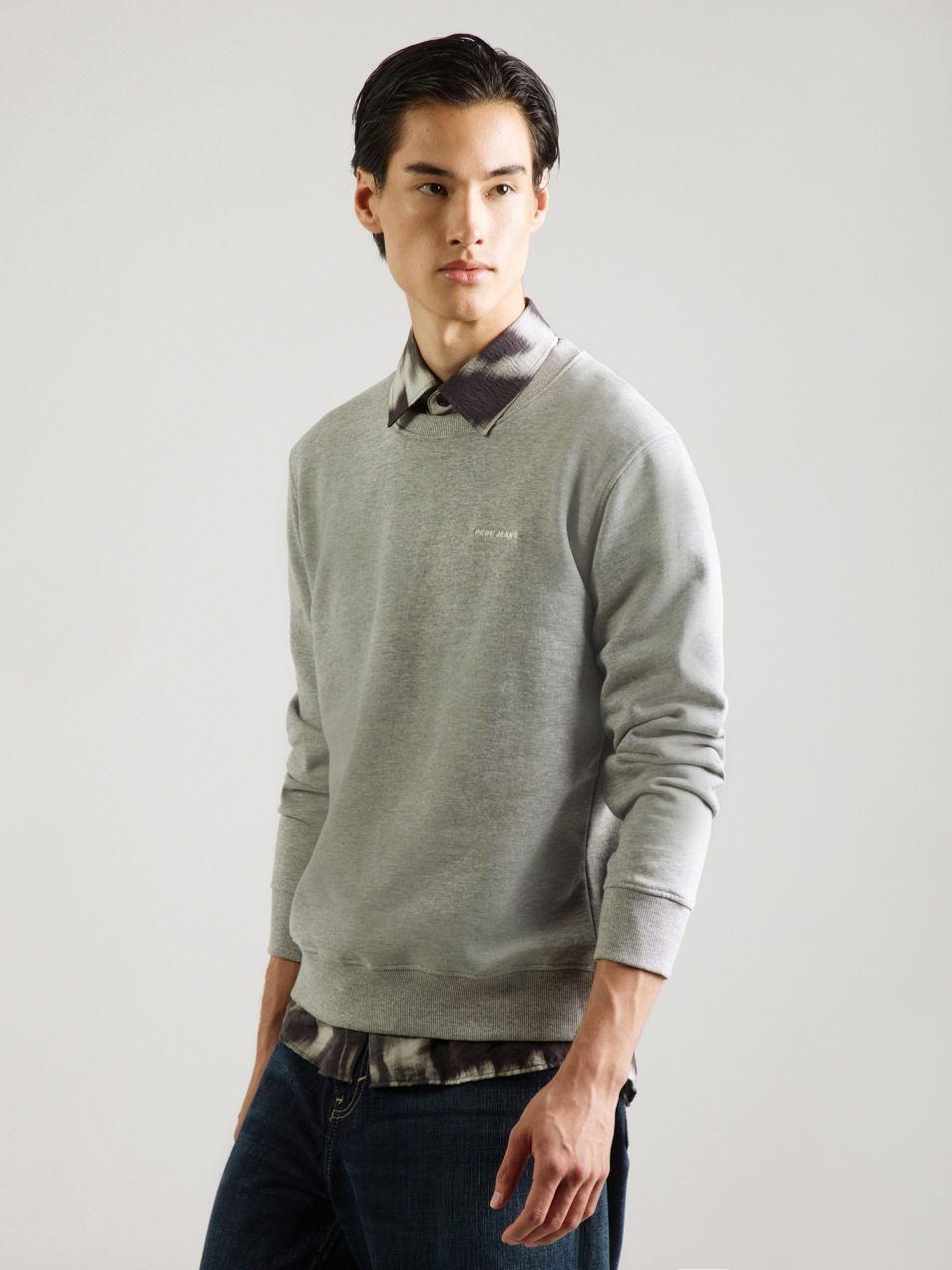 Pepe Jeans Mikina  sivá