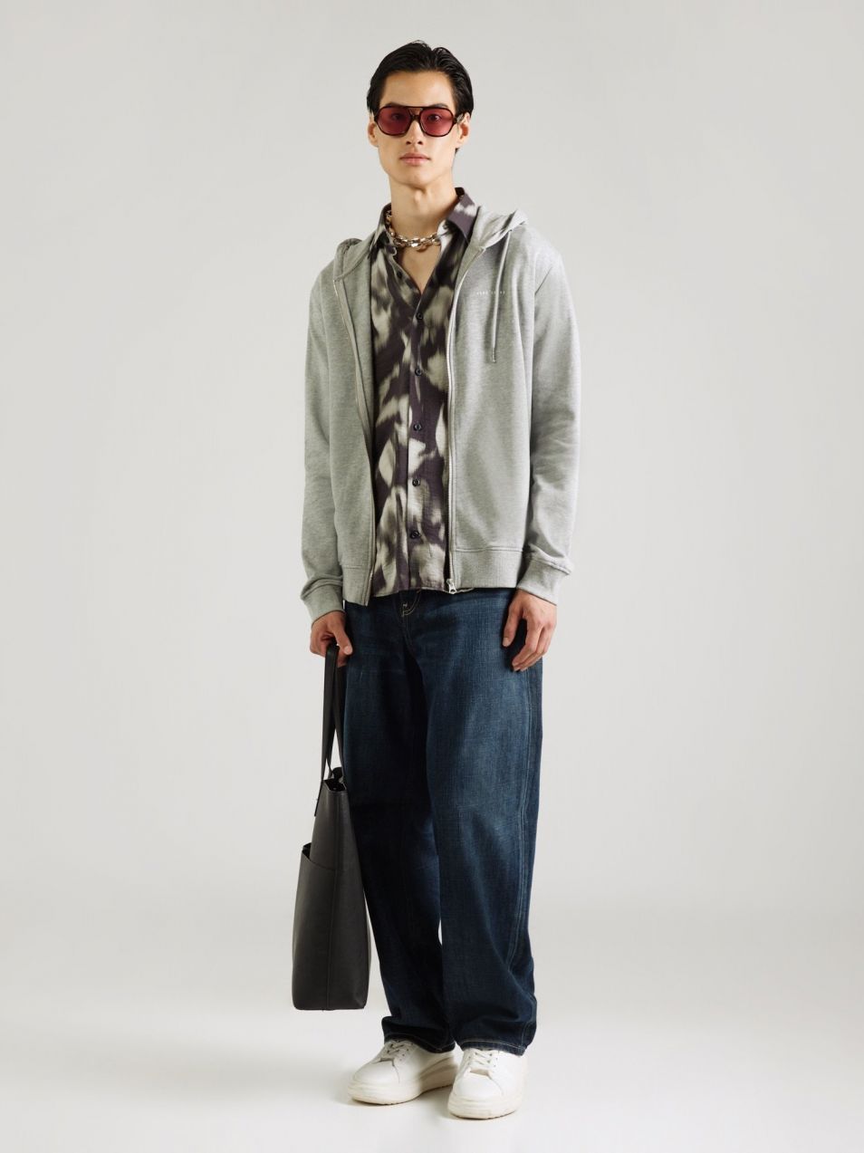 Pepe Jeans Tepláková bunda  sivá