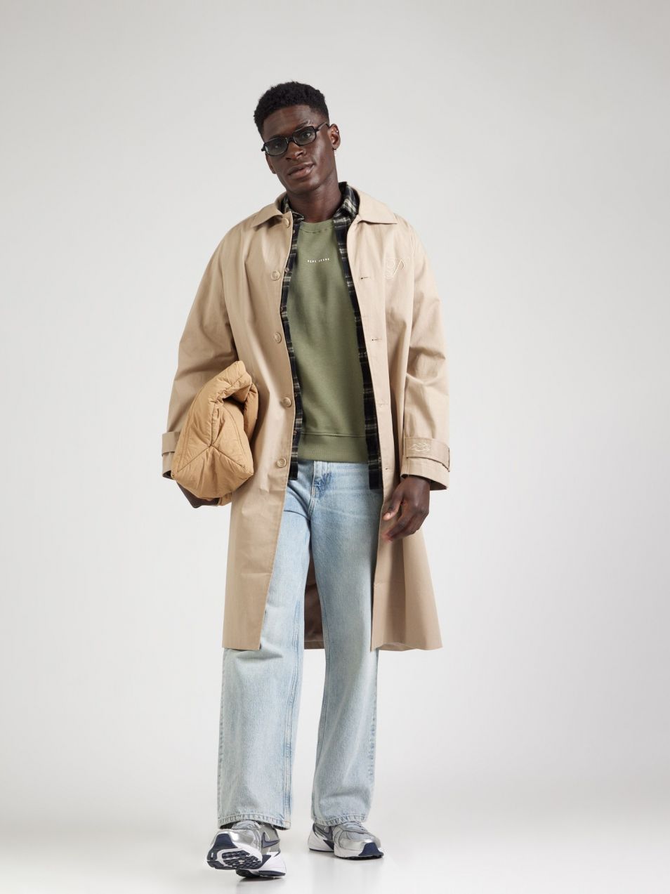 Pepe Jeans Tepláková bunda  zelená