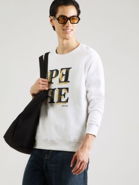 Pepe Jeans Tepláková bunda  sépiová / čierna / biela