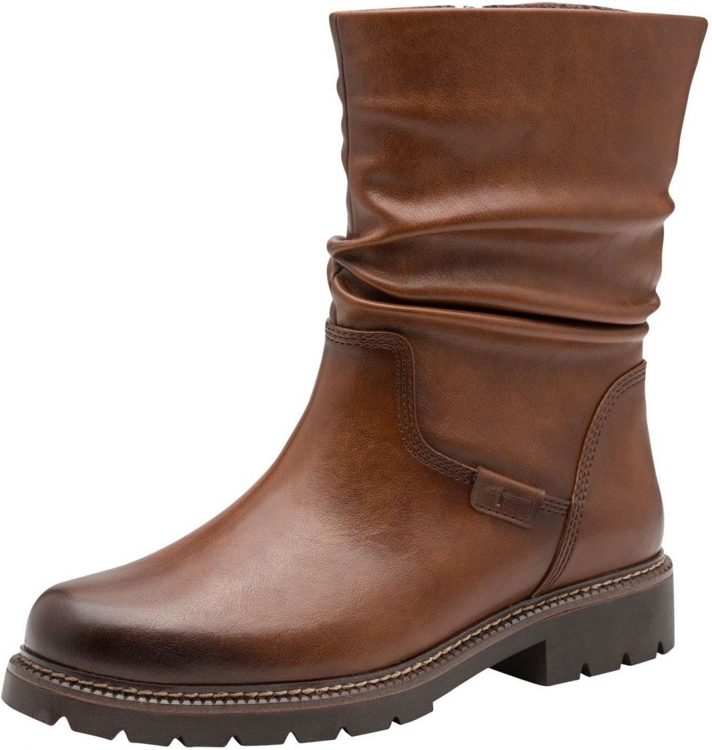 Tamaris Členkové čižmy  koňaková