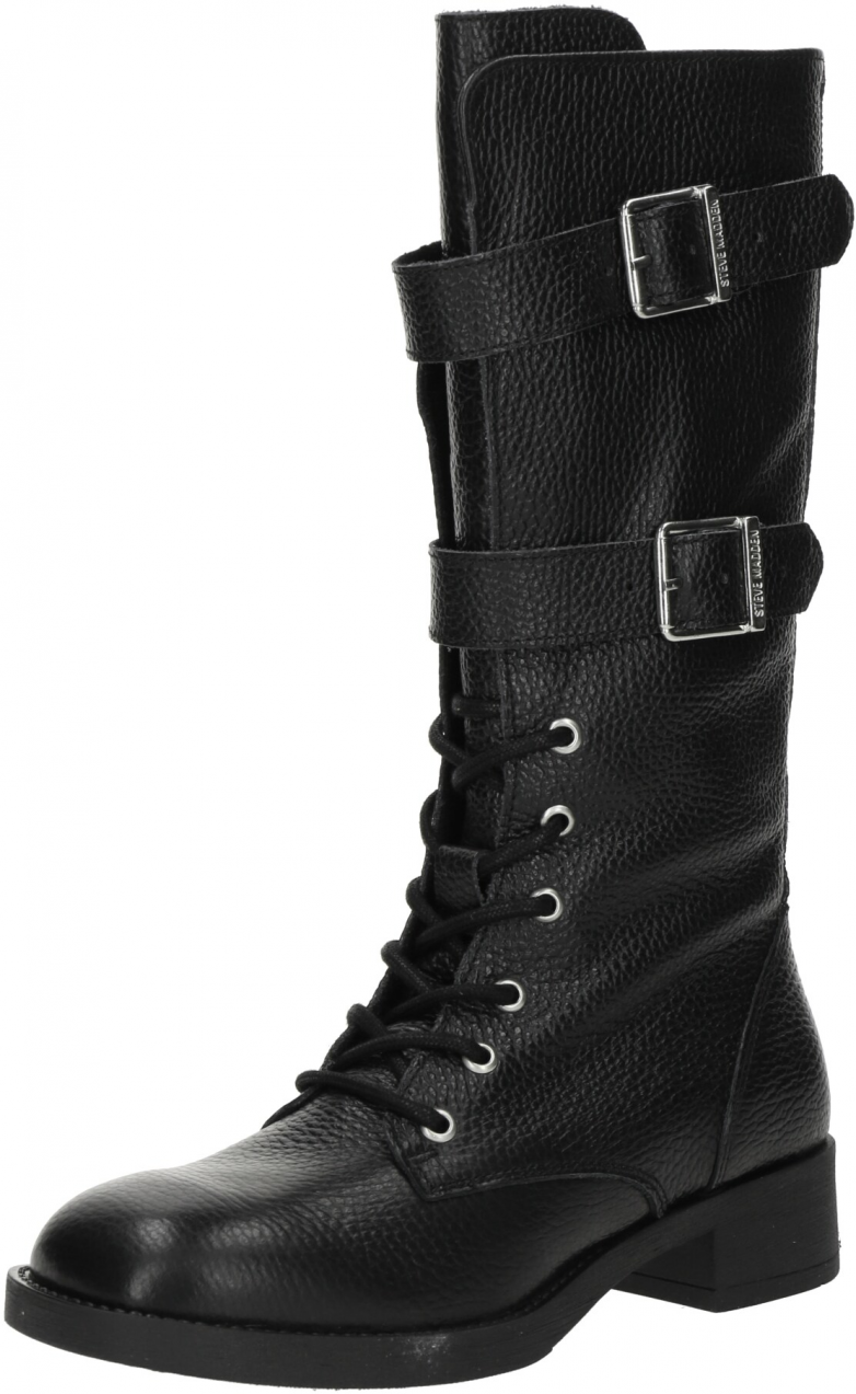 STEVE MADDEN Šnurovacie čižmy 'Zoey'  čierna