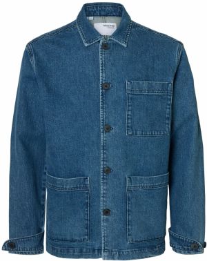 SELECTED Košeľa 'SLHJEREMY'  modrá denim