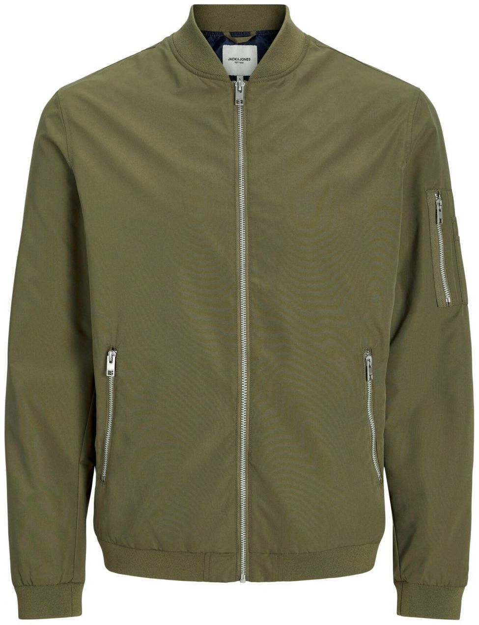 JACK & JONES Prechodná bunda 'JWHMASH'  olivová