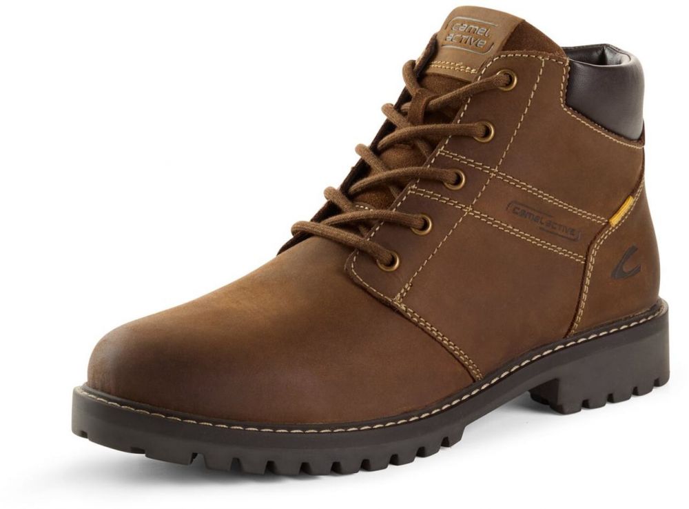 CAMEL ACTIVE Šnurovacie čižmy 'BUST'  tmavohnedá