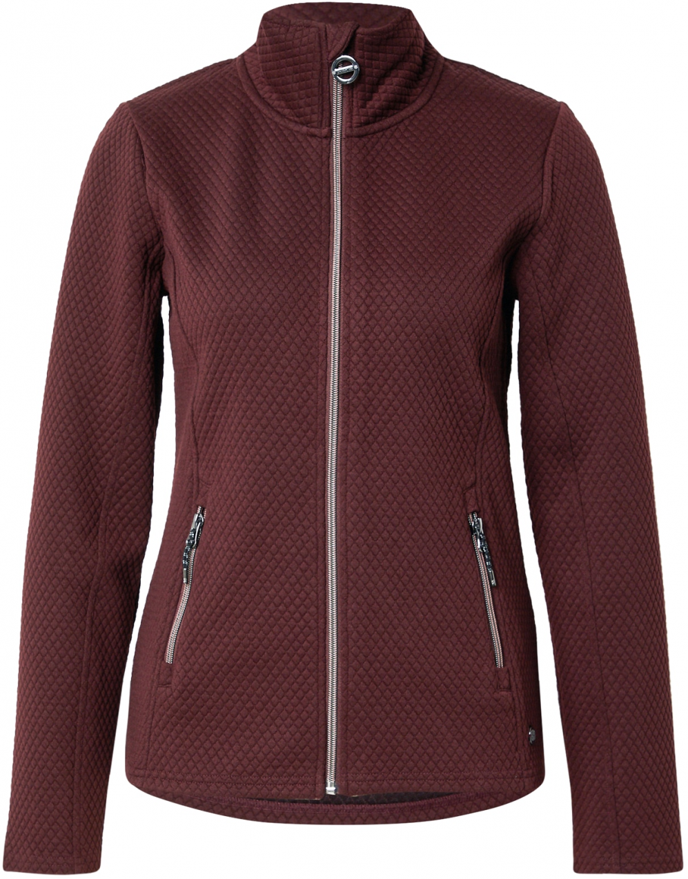 KILLTEC Funkčná flisová bunda 'KSW 99'  vínovo červená