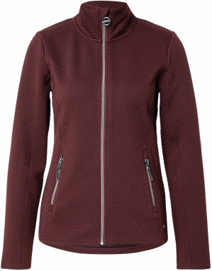 KILLTEC Funkčná flisová bunda 'KSW 99'  vínovo červená