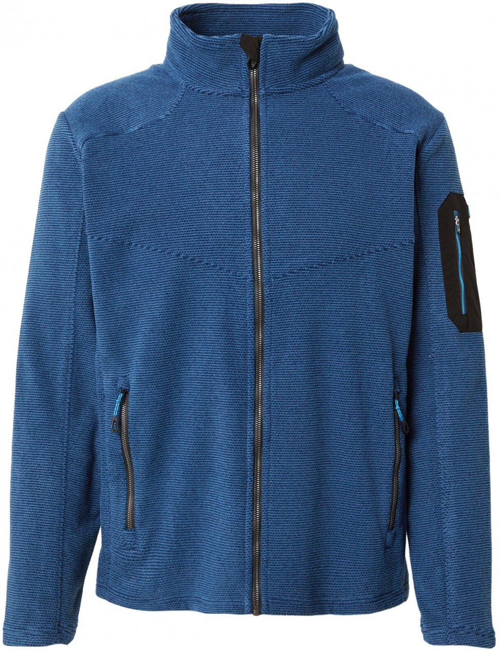 KILLTEC Funkčná flisová bunda 'KOW 90'  modrá / tmavomodrá