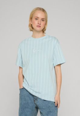 Karl Kani Tričko  nebesky modrá / biela