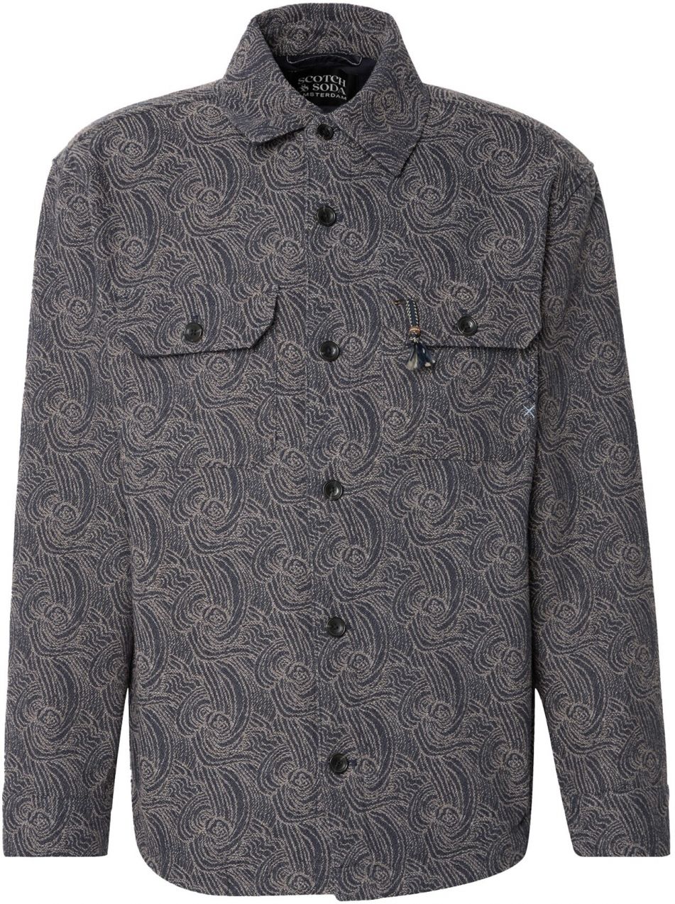 SCOTCH & SODA Prechodná bunda  tmavomodrá / sivá