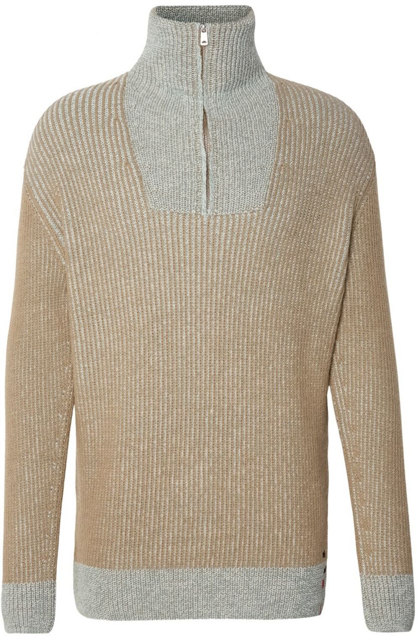 SCOTCH & SODA Sveter  piesková / pastelovo modrá