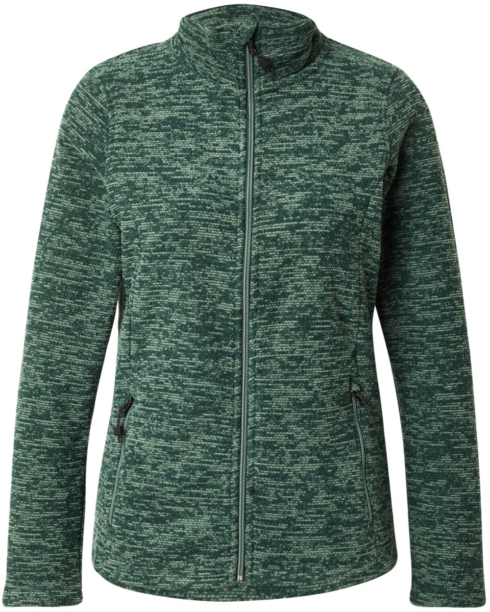 KILLTEC Funkčná flisová bunda 'KOW 113'  tmavozelená