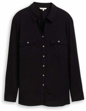 Tom Tailor Women + Blúzka  čierna