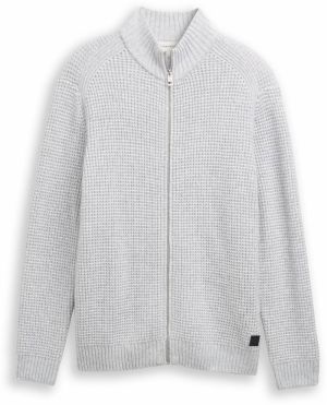 TOM TAILOR Kardigán  sivá