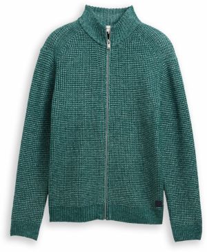 TOM TAILOR Kardigán  mätová / nefritová