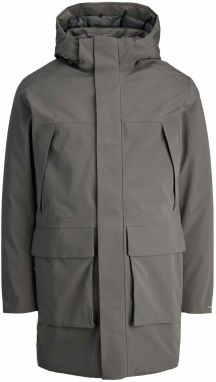 Jack & Jones Premium Zimná parka 'JPRMoon'  sivá