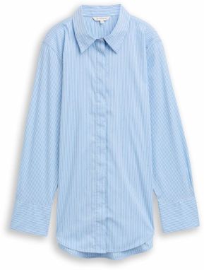 TOM TAILOR Blúzka  svetlomodrá / biela