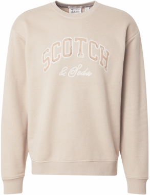 SCOTCH & SODA Mikina  béžová / krémová / piesková