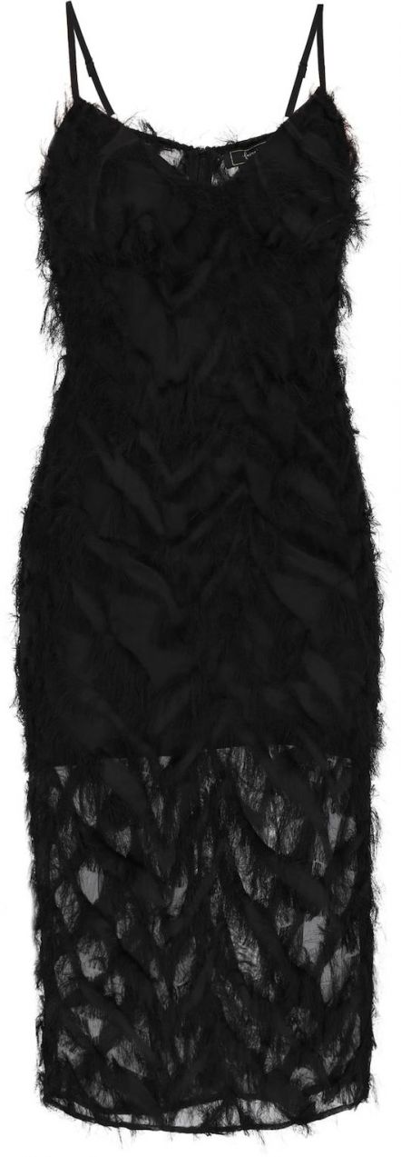 faina Šaty  čierna