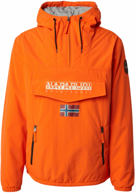 NAPAPIJRI Prechodná bunda 'SHADE'  svetlomodrá / oranžovo červená / biela
