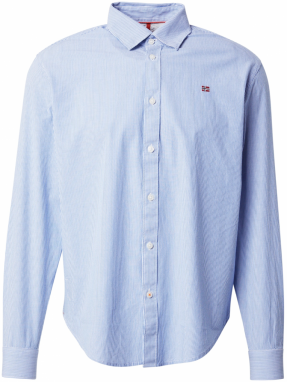 NAPAPIJRI Košeľa 'G-GRAIE 1'  svetlomodrá / biela